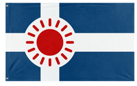 A mockup of the custom flag 'MPFlags_A' on a white background