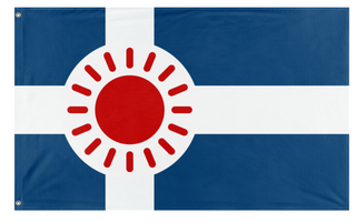 A mockup of the custom flag 'MPFlags_A' on a white background