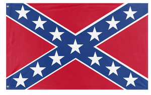 A mockup of the custom flag 'C.S.A Battle Flag' on a white background