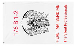 A mockup of the custom flag '1-2 og  flag' on a white background