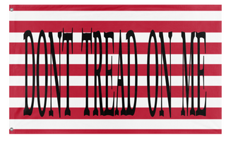 A mockup of the custom flag 'Main Empire flag' on a white background