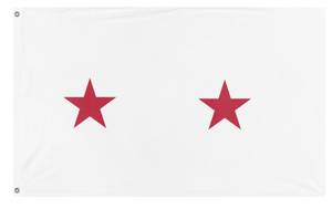 A mockup of the custom flag 'Tag Test flag' on a white background