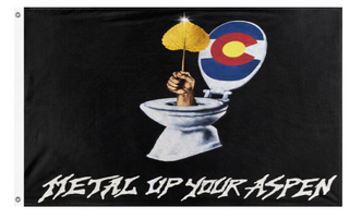 A mockup of the custom flag 'MUYA flag' on a white background