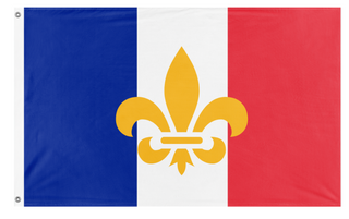 A mockup of the custom flag '2026 France flag' on a white background