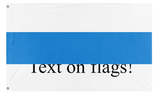 A mockup of the custom flag 'Russian  flag' on a white background