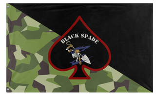 A mockup of the custom flag 'N/A flag' on a white background