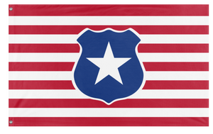 A mockup of the custom flag 'Flag of Columbia' on a white background