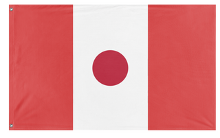 A mockup of the custom flag 'T flag' on a white background