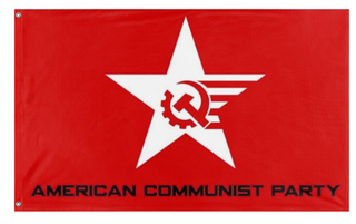 A mockup of the custom flag 'ACP Flag' on a white background
