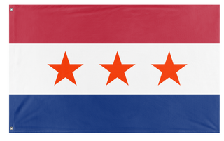 A mockup of the custom flag 'afghanistan flag' on a white background