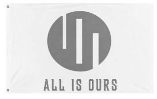 A mockup of the custom flag 'Viltrum empire  flag' on a white background