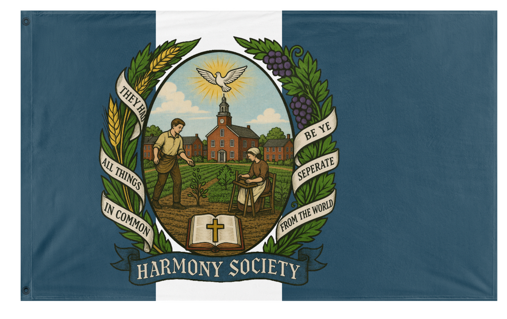 Harmony Society flag (Oscar) – Flagmaker & Print