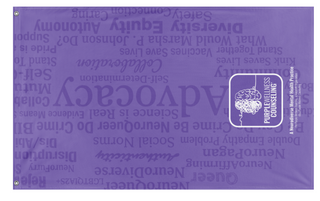 A mockup of the custom flag 'PracticeFlag3' on a white background