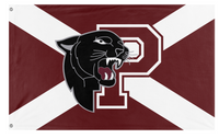 A mockup of the custom flag 'Princeton High School flag' on a white background