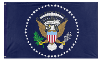 A mockup of the custom flag 'Union of America flag' on a white background