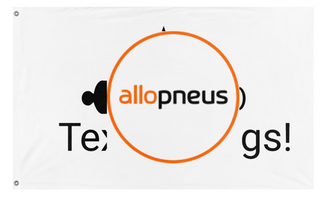 A mockup of the custom flag 'eaz flag' on a white background
