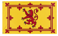 A mockup of the custom flag 'Flag of Scotland' on a white background