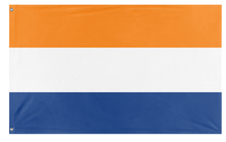A mockup of the custom flag 'Prinsenvlag  flag' on a white background