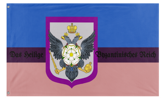 A mockup of the custom flag 'my sis flag' on a white background