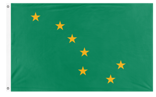 A mockup of the custom flag 'WCA flag' on a white background