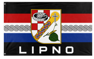A mockup of the custom flag 'V2  flag' on a white background