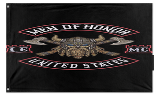 A mockup of the custom flag 'United States  flag' on a white background