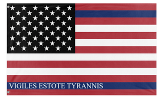 A mockup of the custom flag 'America  flag' on a white background