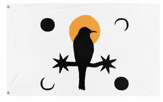 A mockup of the custom flag 'another flsg  flag' on a white background