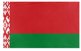 A mockup of the custom flag 'T flag' on a white background