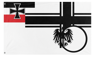 A mockup of the custom flag 'T flag' on a white background