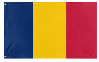 A mockup of the custom flag 'T flag' on a white background