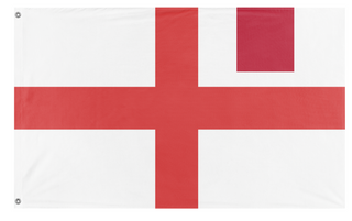 A mockup of the custom flag 'T flag' on a white background
