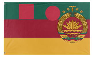 A mockup of the custom flag 'T flag' on a white background