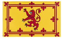 A mockup of the custom flag 'scotland flag' on a white background