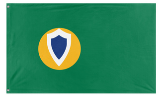 A mockup of the custom flag 'New Portugese flag' on a white background
