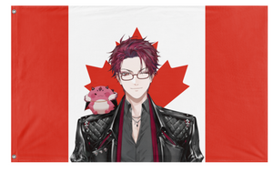 A mockup of the custom flag 'jurard_ca flag' on a white background