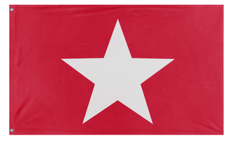 A mockup of the custom flag 'jkiluyt flag' on a white background