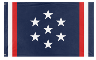 A mockup of the custom flag 'FCU flag' on a white background
