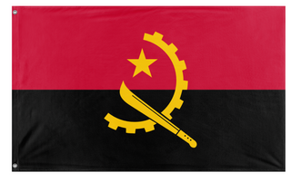 A mockup of the custom flag 'test flag' on a white background