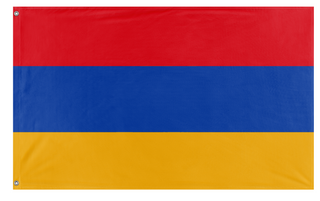 A mockup of the custom flag 'test flag' on a white background