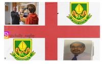 A mockup of the custom flag 'Chally massive flag' on a white background