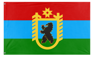 A mockup of the custom flag 'T flag' on a white background