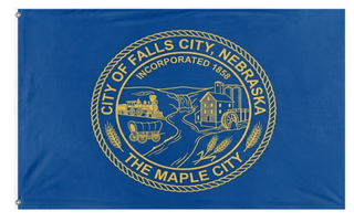 A mockup of the custom flag 'Fc flag' on a white background