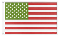 A mockup of the custom flag 'Reflection Pool 2026 flag' on a white background