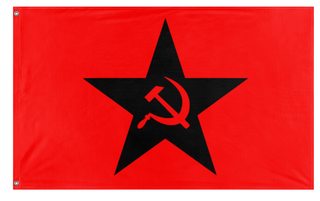A mockup of the custom flag 'COD Ultranationalist flag' on a white background