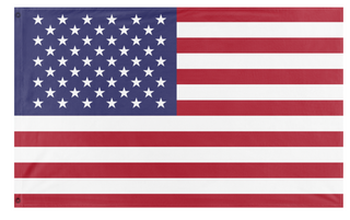 A mockup of the custom flag 'Flag of the United States' on a white background