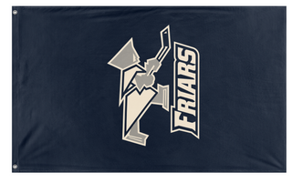 A mockup of the custom flag 'Malvern Hockey flag' on a white background