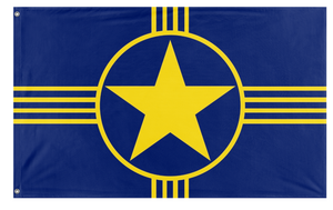 A mockup of the custom flag 'Republic of Texas Flag' on a white background