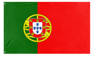 A mockup of the custom flag 'Portugal flag' on a white background
