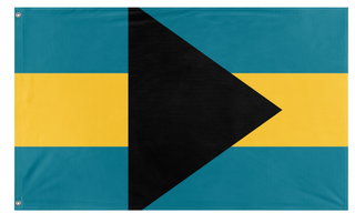 A mockup of the custom flag 'test flag' on a white background